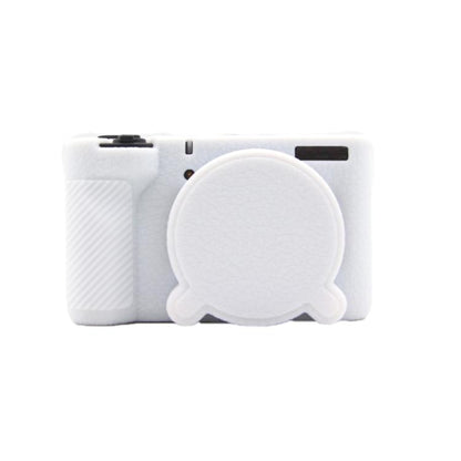 For Canon PowerShot V1 Camera Protective Silicone Case(White) - Protective Case by buy2fix | Online Shopping UK | buy2fix