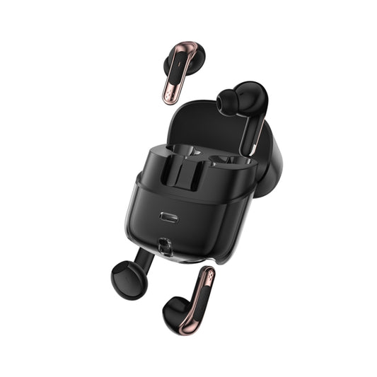 J17 In-Ear Bilateral Stereo Couple Wireless Bluetooth Earphone(Black) - Bluetooth Earphone by buy2fix | Online Shopping UK | buy2fix