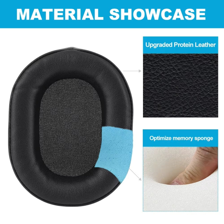 1pair Headphone Leather Sponge Cover For CORSAIR HS55 / HS55 PRO / HS65(Gray) by buy2fix