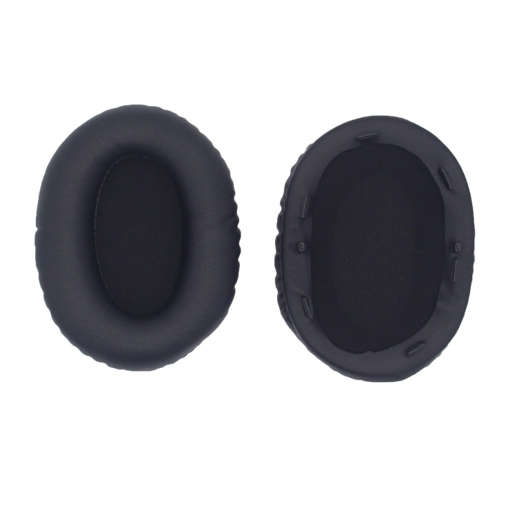 1pair For Razer Opus X Headphone Replacement Sponge Cover Ear Pad Accessories(Black Leather) by buy2fix