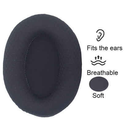 1pair For Razer Opus X Headphone Replacement Sponge Cover Ear Pad Accessories(Black Leather) by buy2fix