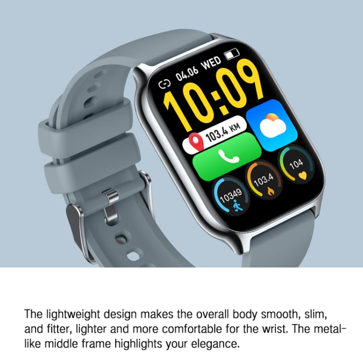 Blood Oxygen / Sleep / Heart Rate Health Monitoring Smart Watch Square Sports Watch(Black) by buy2fix