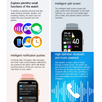 Blood Oxygen / Sleep / Heart Rate Health Monitoring Smart Watch Square Sports Watch(Black) by buy2fix