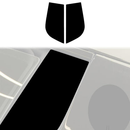 For Maserati MC20 2pcs /Set Universal B-pillar Decoration Stickers for Left and Right Driving(Black) - Car Interior Mouldings by buy2fix | Online Shopping UK | buy2fix