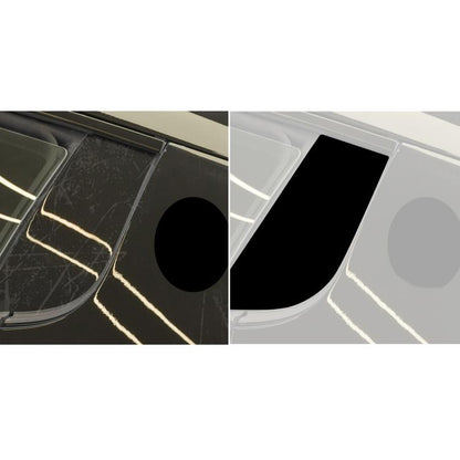 For Maserati MC20 2pcs /Set Universal B-pillar Decoration Stickers for Left and Right Driving(Black) - Car Interior Mouldings by buy2fix | Online Shopping UK | buy2fix