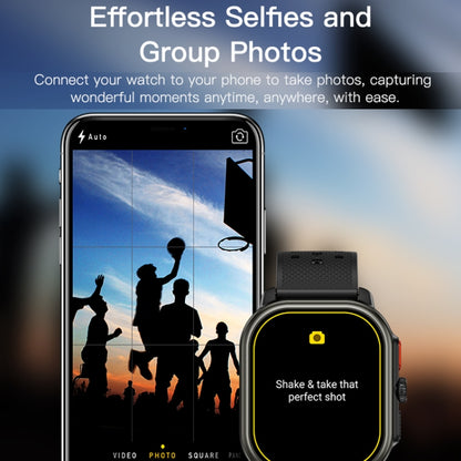 Sports Smart Watch 2.06 Inch Ultra HD AMOLED Screen Bluetooth Talking Watch(White) by buy2fix