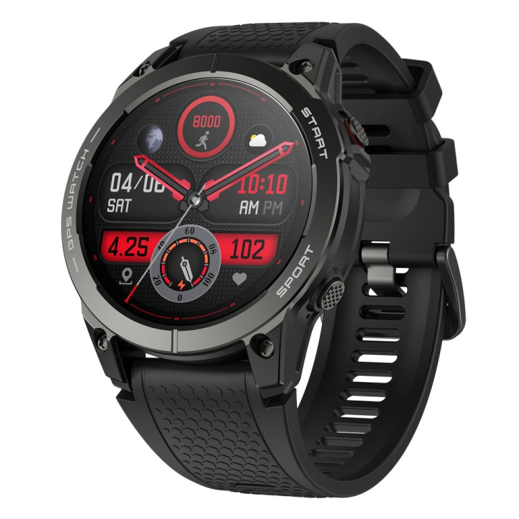 Outdoor Sports Smart Watch 1.43 Inch Ultra HD AMOLED Screen Bluetooth Talking Watch(Black) by buy2fix