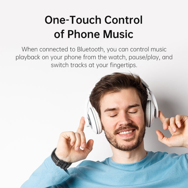 Bluetooth Talk HD Large Screen Heart Rate Oxygen Monitoring Multi-Sport Mode Smart Watch(Black) by buy2fix