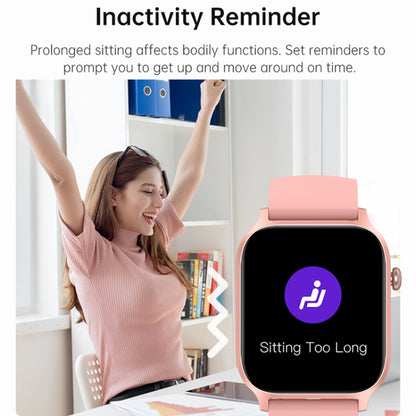 Bluetooth Talk HD Large Screen Heart Rate Oxygen Monitoring Multi-Sport Mode Smart Watch(Purple) by buy2fix