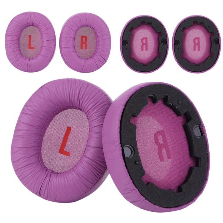 1pair For JBL JR460NC Headphone Leather Sponge Cover Earmuffs(Purple) by buy2fix