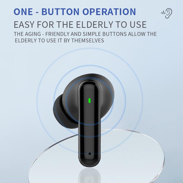 64-Channel Bluetooth Hearing Aid With Digital Charging Compartment(Black) - Hearing Aids by buy2fix | Online Shopping UK | buy2fix