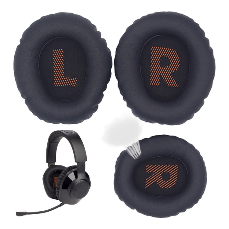 1pair For JBL Quantum 350 / 360 Headphone Leather Sponge Cover Earmuffs(Orange) by buy2fix