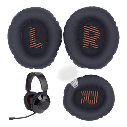 1pair For JBL Quantum 350 / 360 Headphone Leather Sponge Cover Earmuffs(Orange) by buy2fix