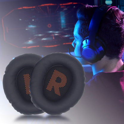 1pair For JBL Quantum 350 / 360 Headphone Leather Sponge Cover Earmuffs(Orange) by buy2fix