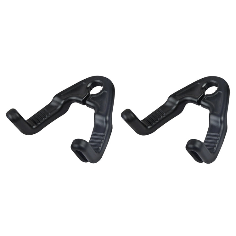 1pair Hidden Car Headrest Storage Hooks Car Seat Hook(Black) by buy2fix