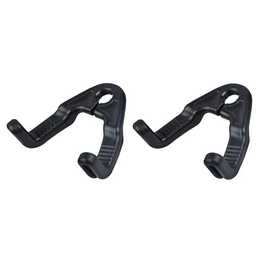 1pair Hidden Car Headrest Storage Hooks Car Seat Hook(Black) by buy2fix
