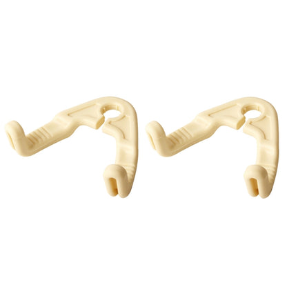 1pair Hidden Car Headrest Storage Hooks Car Seat Hook(Beige) by buy2fix