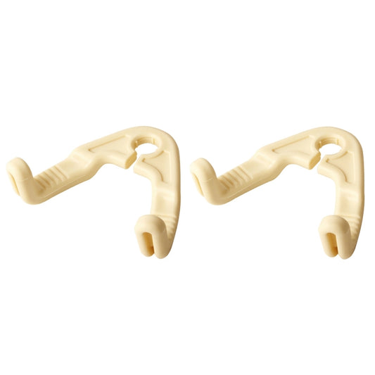 1pair Hidden Car Headrest Storage Hooks Car Seat Hook(Beige) by buy2fix