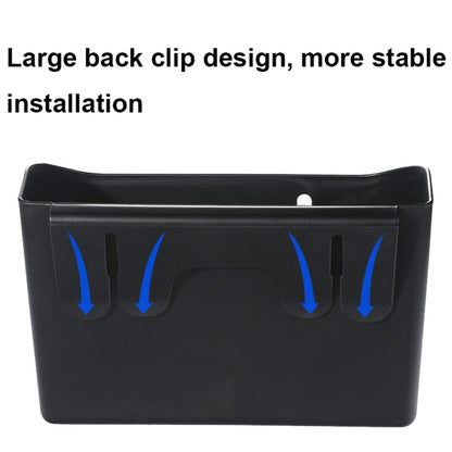 Multifunctional Car Seat Back Storage Box Rear Seat Tissue and Beverage Rack(Black) by buy2fix