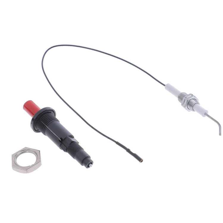 Gas Stove Push-type Ceramic Igniter Curved Needle Spark Plug(LFBI042) - Cooktop Parts by buy2fix | Online Shopping UK | buy2fix