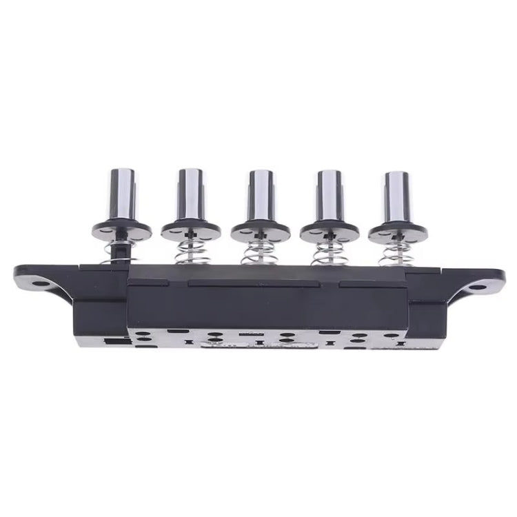 Five-position Plug-in Button Switch Range Hood Piano-key Switch(Silver) by buy2fix