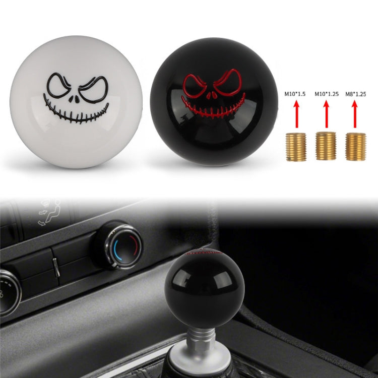 Car Modification Ghost Face Sphere Manual Shift Header(Black) by buy2fix