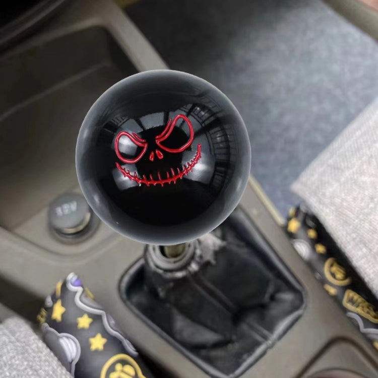 Car Modification Ghost Face Sphere Manual Shift Header(Black) by buy2fix