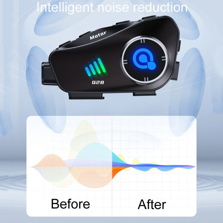 KUQIBAO Q28 Motorcycle Riding Helmet Bluetooth-compatible Headset Recorder(Soft Microphone) - Motorcycle Walkie Talkie by KUQIBAO | Online Shopping UK | buy2fix