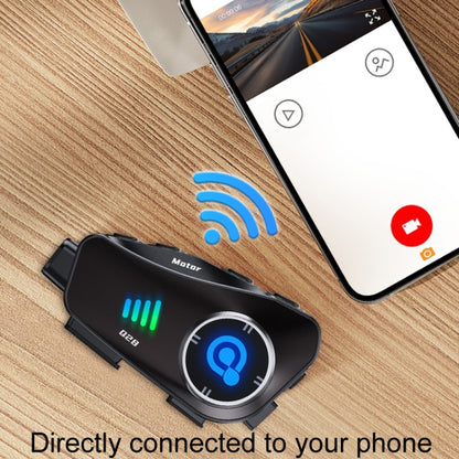 KUQIBAO Q28 Motorcycle Riding Helmet Bluetooth-compatible Headset Recorder(2 In 1 Microphone) - Motorcycle Walkie Talkie by KUQIBAO | Online Shopping UK | buy2fix