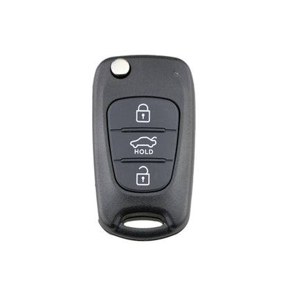 For Hyundai / Kia 3-Button Folding Car Key Shell(Sedan Hold Key) by buy2fix