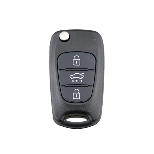 For Hyundai / Kia 3-Button Folding Car Key Shell(Sedan Hold Key) by buy2fix