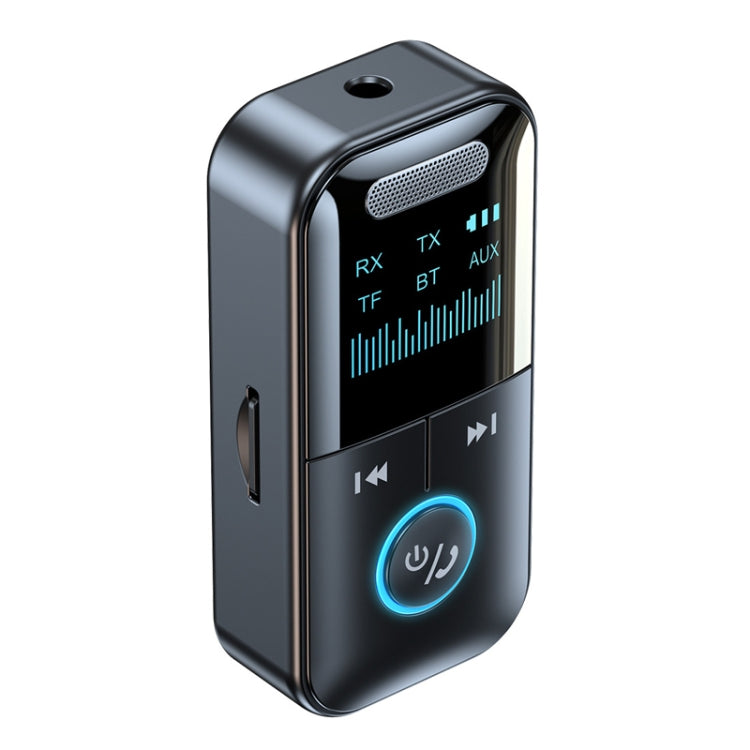 GT69 Digital Display Bluetooth Receiver Transmitter Amplifier Audio Adapter - Audio Receiver Transmitter by buy2fix | Online Shopping UK | buy2fix