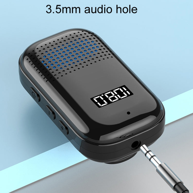 Multifunctional Clip-On Bluetooth Audio Receiver Plug In FM Radio - Audio Receiver Transmitter by buy2fix | Online Shopping UK | buy2fix