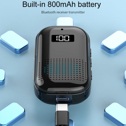 Multifunctional Clip-On Bluetooth Audio Receiver Plug In FM Radio - Audio Receiver Transmitter by buy2fix | Online Shopping UK | buy2fix