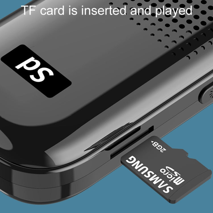 Multifunctional Clip-On Bluetooth Audio Receiver Plug In FM Radio - Audio Receiver Transmitter by buy2fix | Online Shopping UK | buy2fix