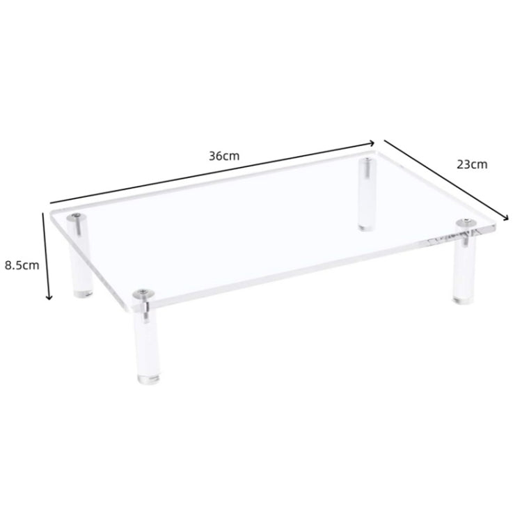YX136 Desktop Acrylic Laptop / Printer Raised Stand by buy2fix
