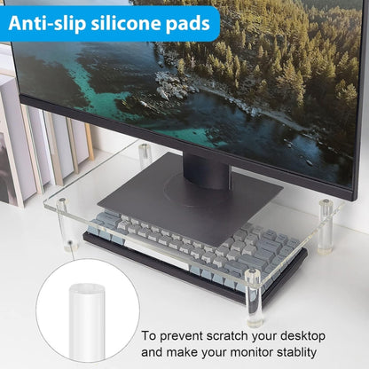YX136 Desktop Acrylic Laptop / Printer Raised Stand by buy2fix