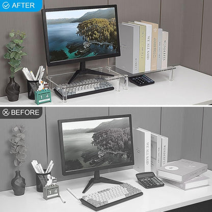 YX136 Desktop Acrylic Laptop / Printer Raised Stand by buy2fix