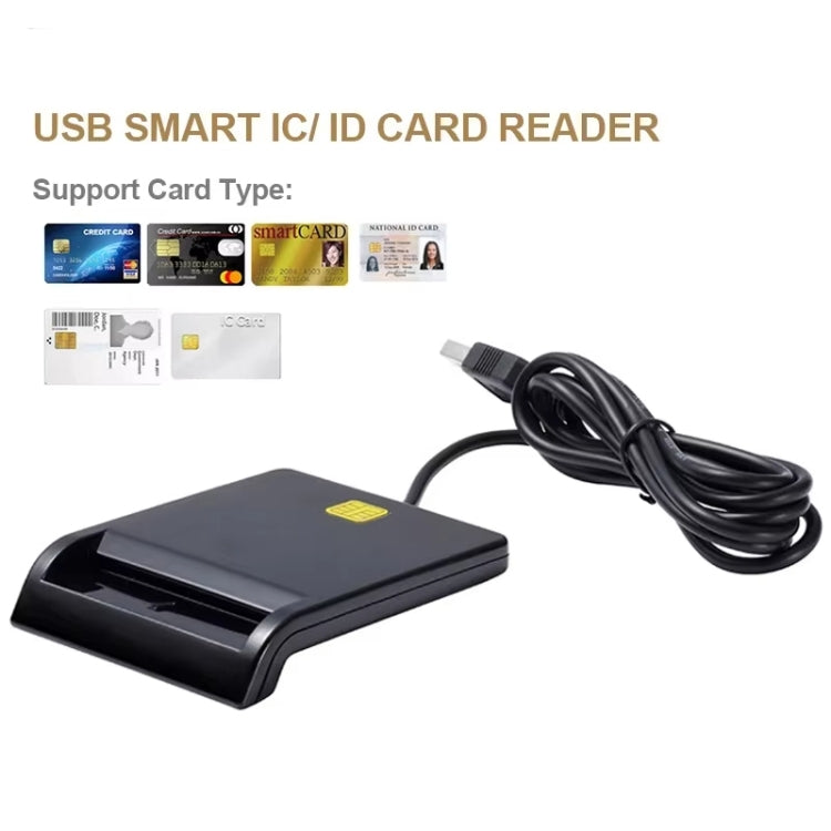 USB 2.0 IC Card / Bank Card / ID Card / SD Card Smart Reader(No Disc) by buy2fix