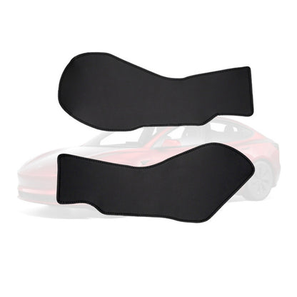 For Tesla Center Console Side Anti-kick Protective Pad, Style: For 2024 Model 3 Driver Passenger Inner Side Leather by buy2fix
