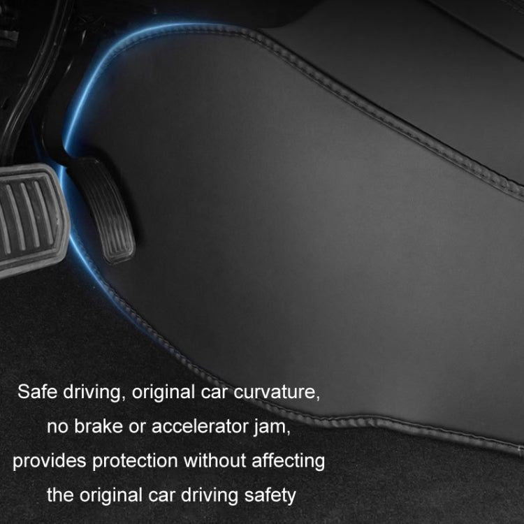 For Tesla Center Console Side Anti-kick Protective Pad, Style: MY Universal Driver Passenger Outer Side TPE by buy2fix