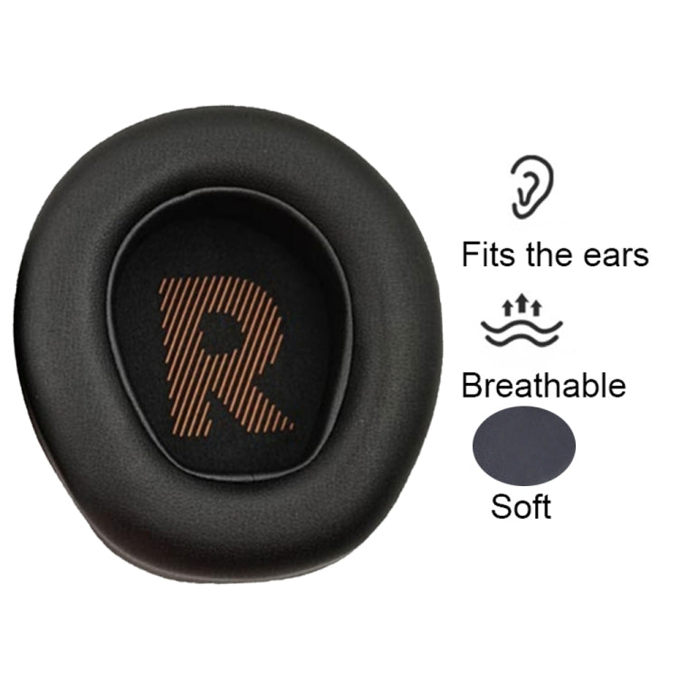 1pair For JBL QUANTUM 400 Headphone Leather Sponge Cover Earmuffs(Black) by buy2fix