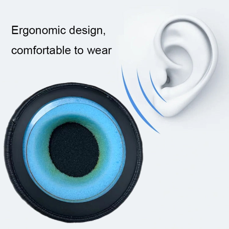 1pair For Plantronics UC B825 Headphone Leather Sponge Cover Earmuffs, Color: Black Mesh Leather by buy2fix