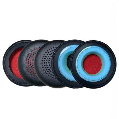 1pair For Plantronics UC B825 Headphone Leather Sponge Cover Earmuffs, Color: Red Mesh Sponge by buy2fix