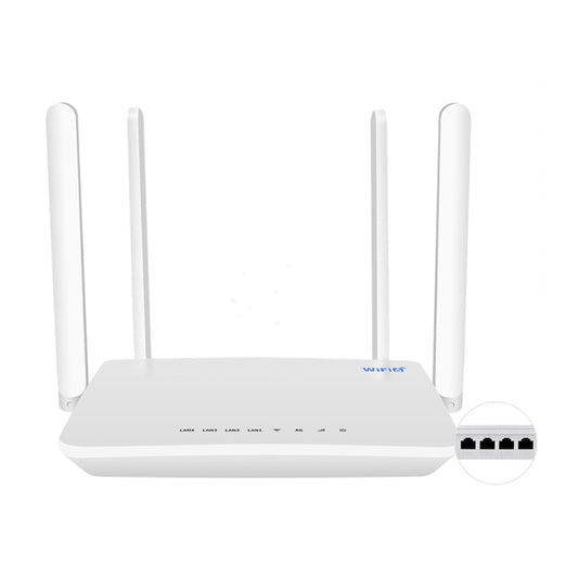 4G CPE Wireless Plug-In Router WiFi 6 Network Hotspot, EU Plug(White) by buy2fix