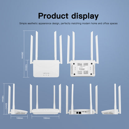 Asian B1/3/5/7/8/38/40/41 4G Wireless CPE Router Plug-in Mobile WiFi, EU Plug by buy2fix