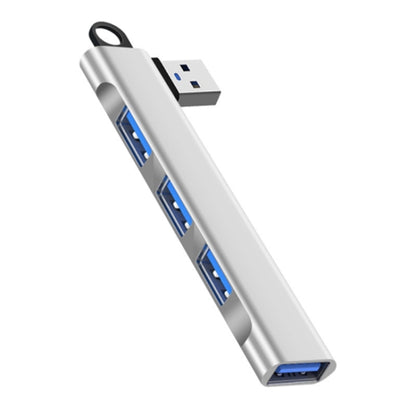 Side Plug Wireless Docking Station 4 In 1 Multifunctional Computer Cable Hubs, Port: USB 3.0 Silver by buy2fix
