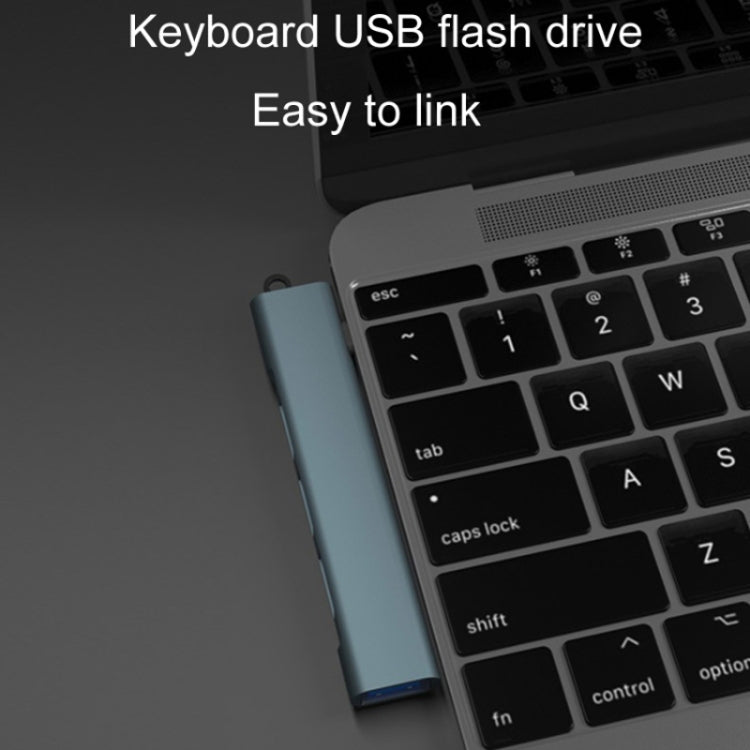 Side Plug Wireless Docking Station 4 In 1 Multifunctional Computer Cable Hubs, Port: Type-C 3.0 Gray by buy2fix