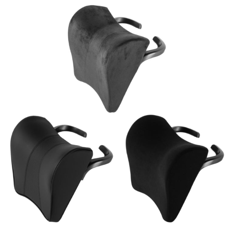 For Tesla Model 3/Y Car Memory Foam Headrest, Material: Microfiber by buy2fix