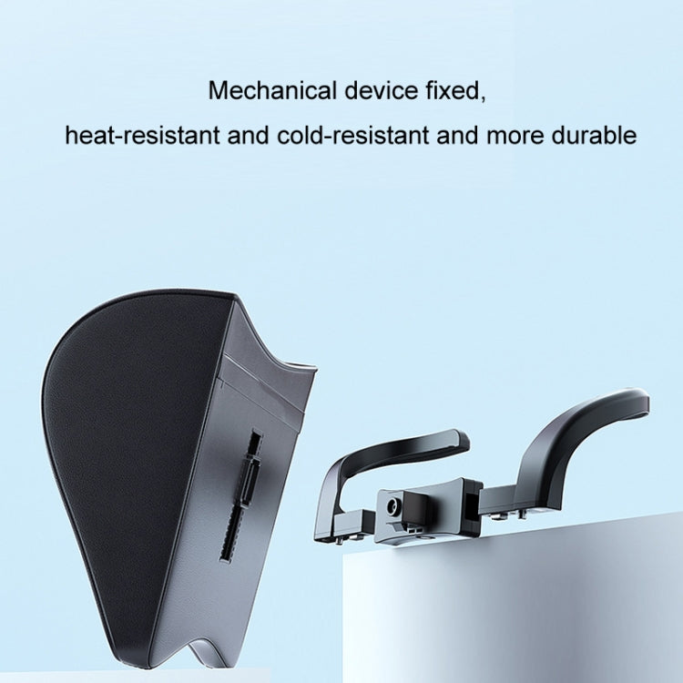 For Tesla Model 3/Y Car Memory Foam Headrest, Material: Microfiber by buy2fix